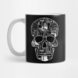 Skull Art Supply Mug